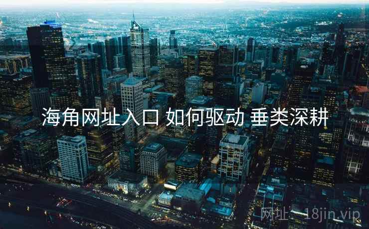 海角网址入口 如何驱动 垂类深耕  第2张