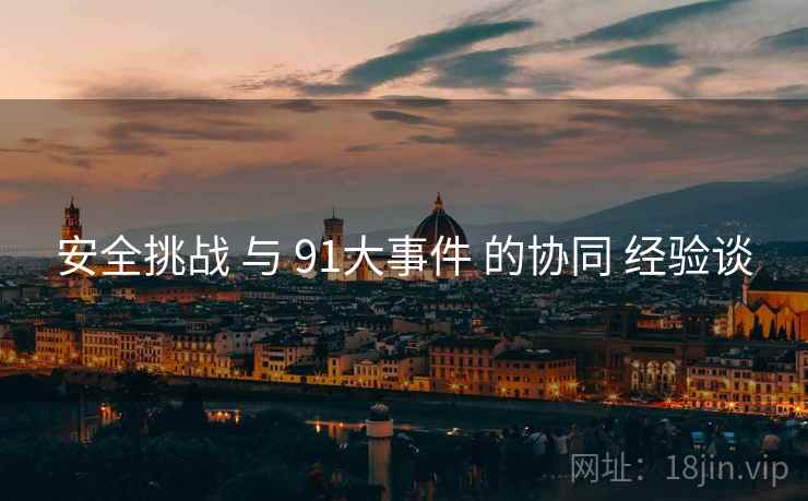 安全挑战 与 91大事件 的协同 经验谈  第1张