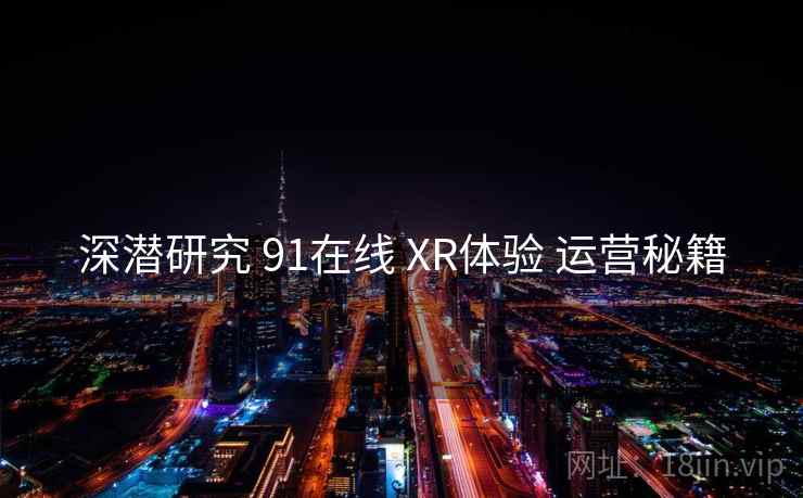 深潜研究 91在线 XR体验 运营秘籍  第2张
